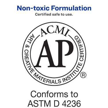 Avery Carter's  Felt Red Stamp Pad, 2.75 x 4.25 Inch Ink Pad (21071)